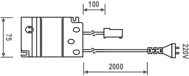 Блок питания 3T4921 постоянного напряжения, 24V, 30W